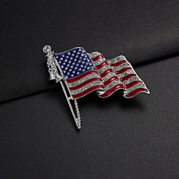 Flag Lapel Pin Gems | Patriotism Vanguard